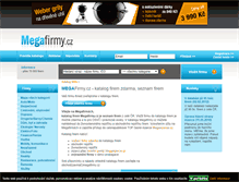 Tablet Screenshot of megafirmy.cz